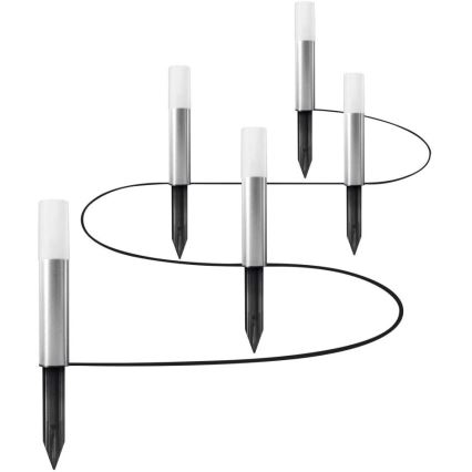 Ledvance - SET 5x LED RGBW Lampada da esterno SMART+ GARDEN PALO 5xLED/5,7W/230V IP65 Wi-Fi