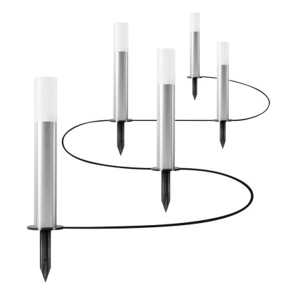 Ledvance - SET 5x LED RGBW Dimmerabile per esterni lampada SMART+ GARDENPOLE LED/6W/230V IP44