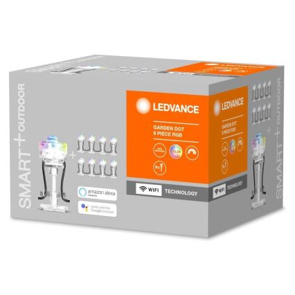 Ledvance - Set di prolunga esterno LED RGB SMART+ DOT 9xLED/2,5W/230V IP65 Wi-Fi