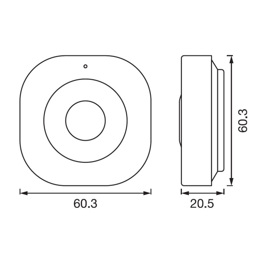 Ledvance - Smart sensore di movimento SMART+ 3,7V 500 mAh Wi-fi