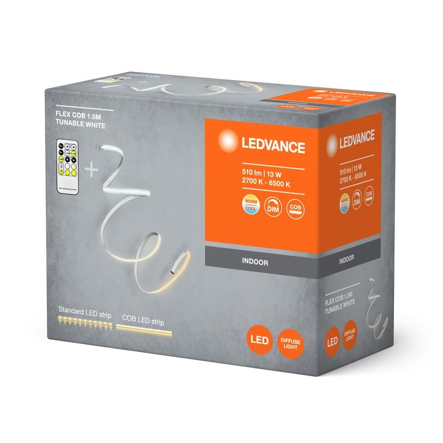 Ledvance - Striscia LED dimmerabile FLEX COB 1,5m LED/13W/230V 2700-6500K con telecomando