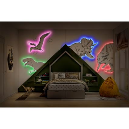 Ledvance - Striscia LED RGB dimmerabile FLEX 5 m LED/10 W/230 V + telecomando