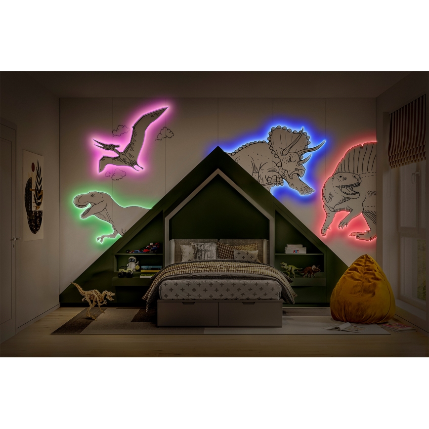 Ledvance - Striscia LED RGB dimmerabile FLEX 5 m LED/10 W/230 V + telecomando