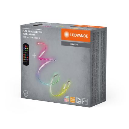 Ledvance - Striscia LED RGB dimmerabile FLEX 5 m LED/10 W/230 V + telecomando