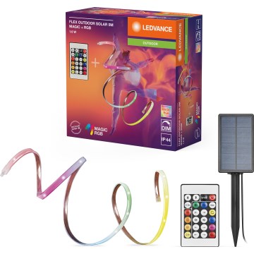 Ledvance - Striscia LED RGB solare dimmerabile FLEX MAGIC 5m LED/1,6W/5V + telecomando