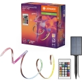 Ledvance - Striscia LED solare RGB dimmerabile FLEX MAGIC 5m LED/1,6W/3,7V 2000 mAh IP44 + telecomando