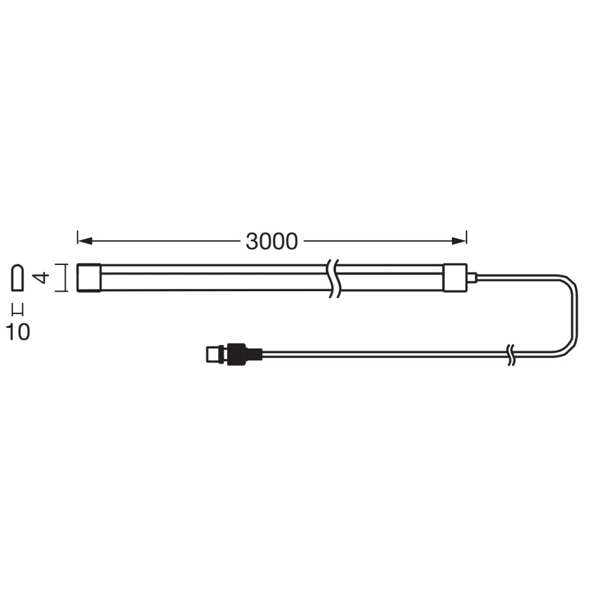 Ledvance - Striscia LED solare RGB dimmerabile FLEX MAGIC 3m LED/1,2W/5V + telecomando