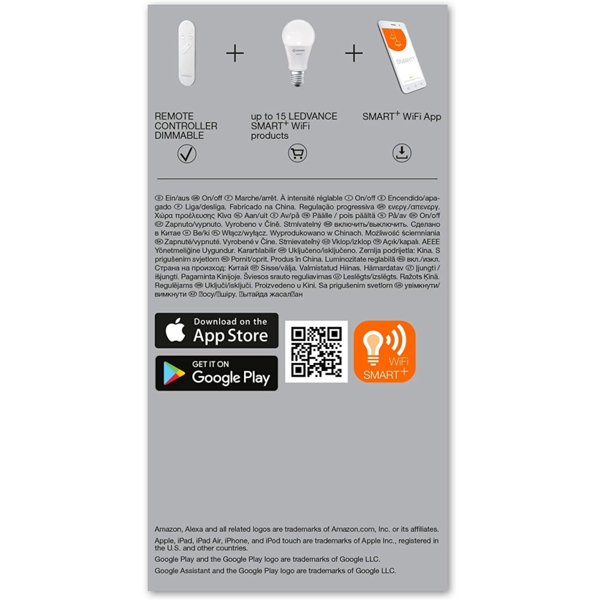 Ledvance - Telecomando SMART+ 2xAAA Wi-Fi