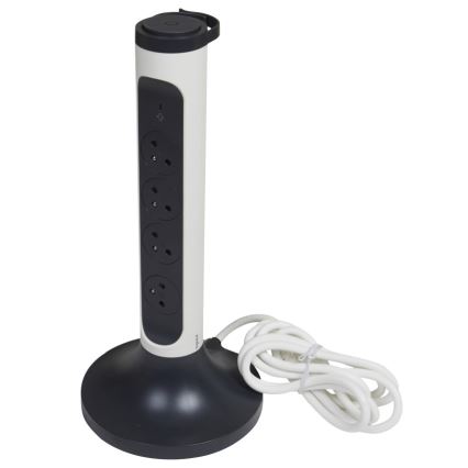 Legrand 049410 - Presa di corrente 230V/16A, 4x2P+T 2m