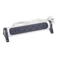 Legrand 049459 - Prolunga con interruttore 4Z Tipo E 3m