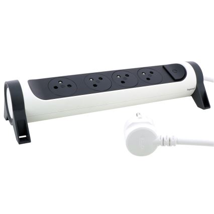 Legrand 049459 - Prolunga con interruttore 4Z Tipo E 3m