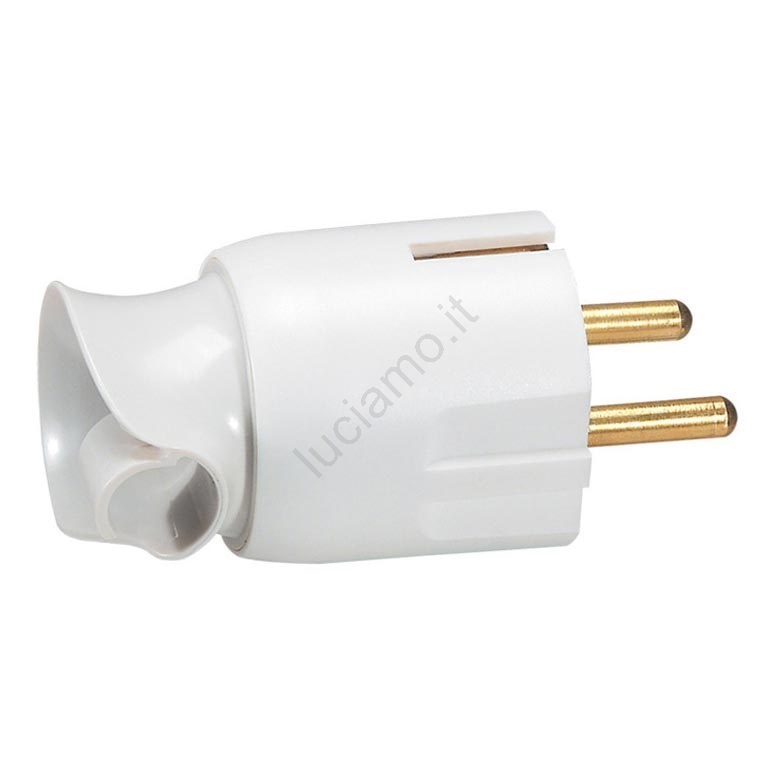 Legrand LEG50100 Spina Maschio 2P + T 16 A Monoblocco - Per Collegamenti Elettrici