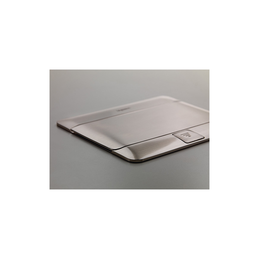 Legrand 54021 - Torretta a scomparsa da tavolo/scrivania POP-UP 4M acciaio inossidabile
