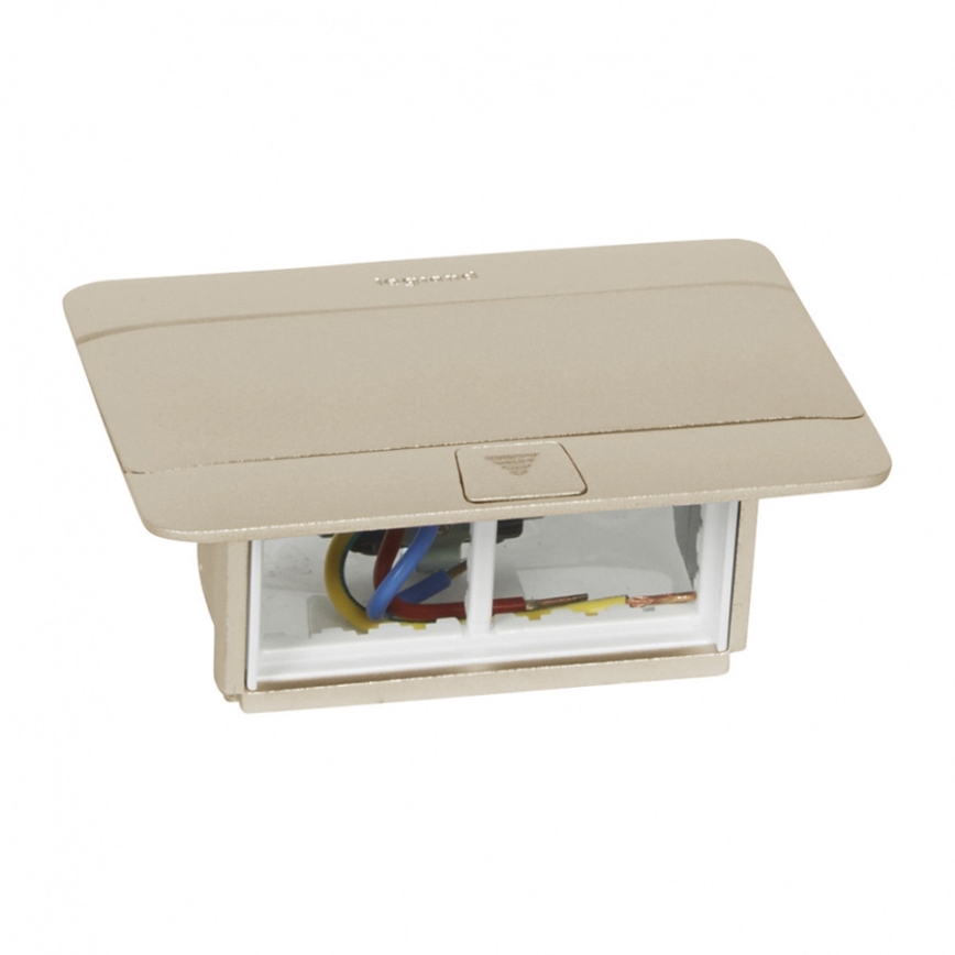Legrand 54021 - Torretta a scomparsa da tavolo/scrivania POP-UP 4M acciaio inossidabile