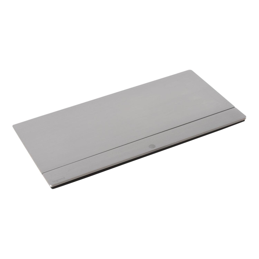 Legrand 654808 - Cornice presa per il tavolo POP-UP 8M argento