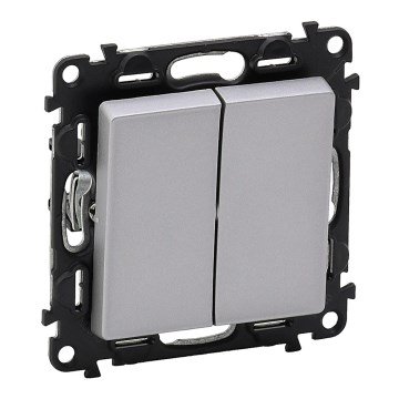 Legrand 752305 - Interruttore serie VALENA LIFE n.5 250V/10A alluminio