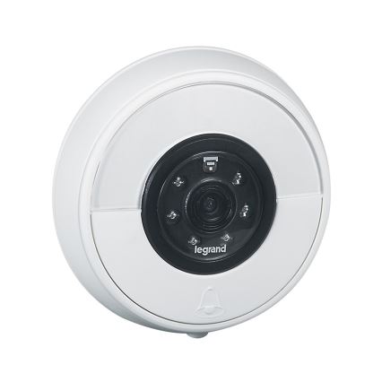 Legrand 94230 - Campanello senza fili + telecamera WIFI camera ELIOT bianco