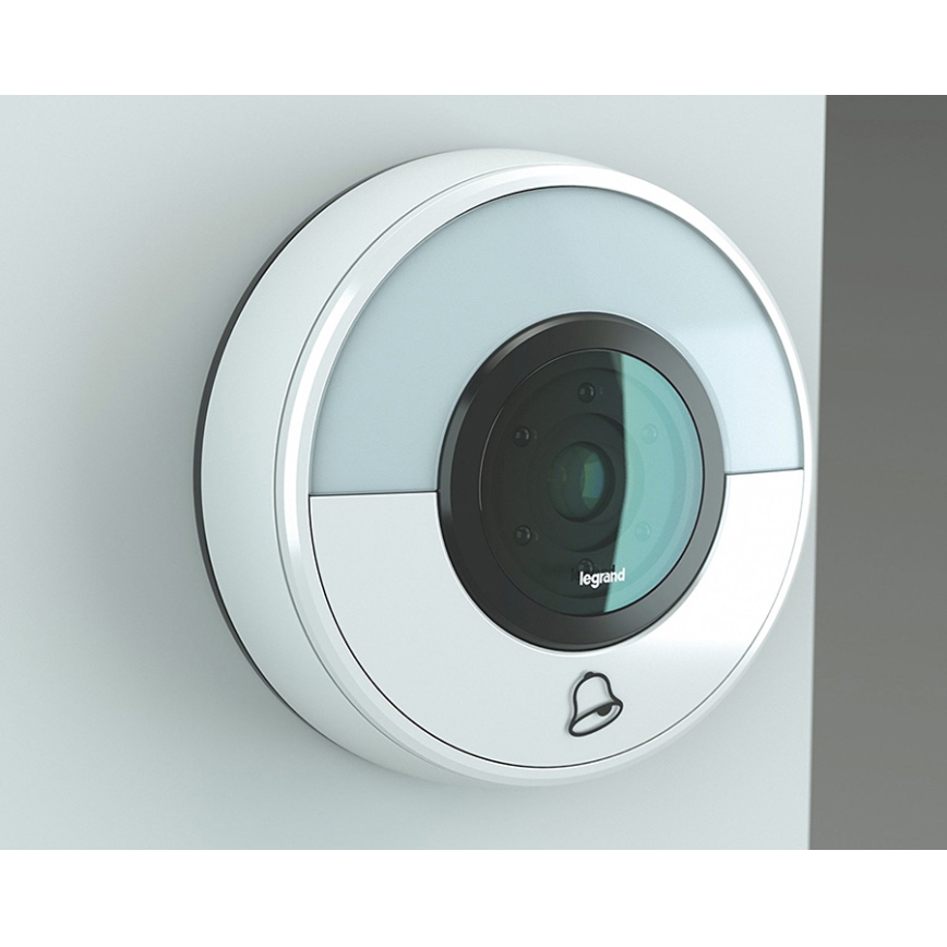 Legrand 94230 - Campanello senza fili + telecamera WIFI camera ELIOT bianco