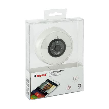Legrand 94230 - Campanello senza fili + telecamera WIFI camera ELIOT bianco