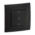 Legrand - Comando per tapparelle con cornice NILOE nero