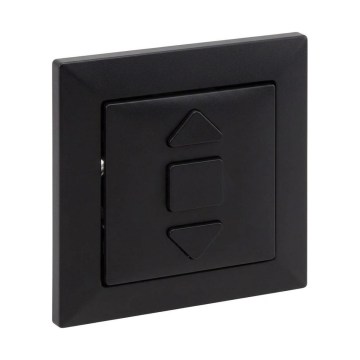 Legrand - Comando per tapparelle con cornice SUNO nero