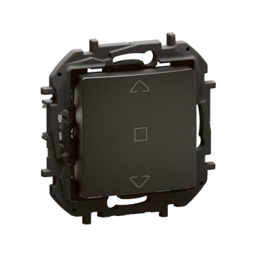 Legrand - Comando per tapparelle NILOE senza cornice, nero