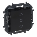 Legrand - Comando per tapparelle senza cornice NILOE STEP nero