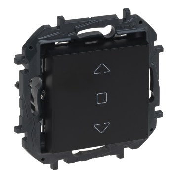Legrand - Comando per tapparelle senza cornice NILOE STEP nero