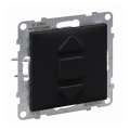 Legrand - Comando per tapparelle SUNO senza cornice, nero