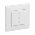 Legrand - Comando per veneziane con placca NILOE STEP bianco