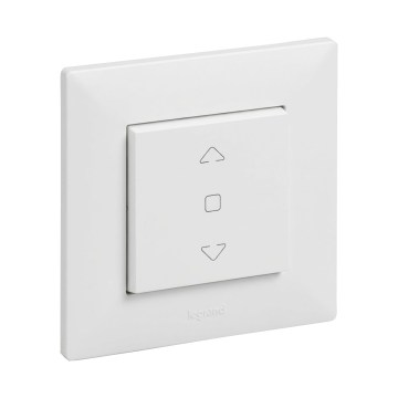Legrand - Comando per veneziane con placca NILOE STEP bianco