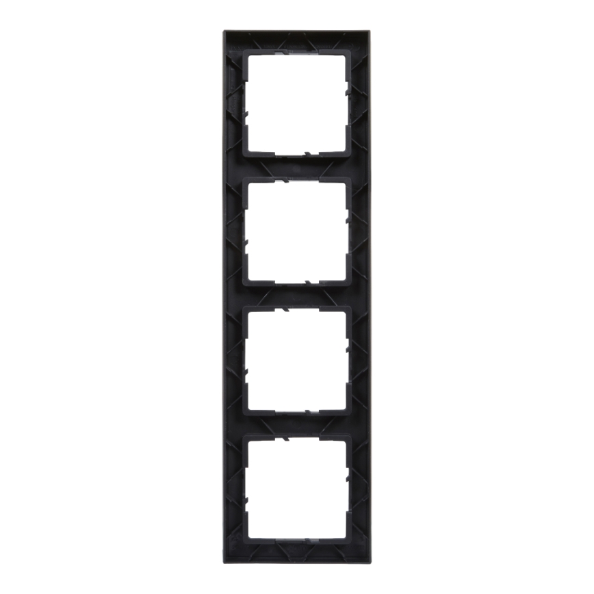 Legrand - Cornice 4 posti SUNO nera