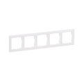 Legrand - Cornice a 5 posti SUNO bianca