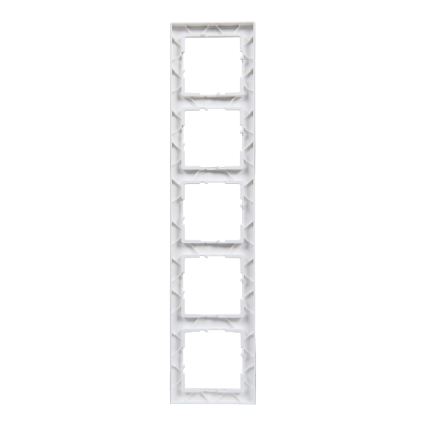 Legrand - Cornice a 5 posti SUNO bianca
