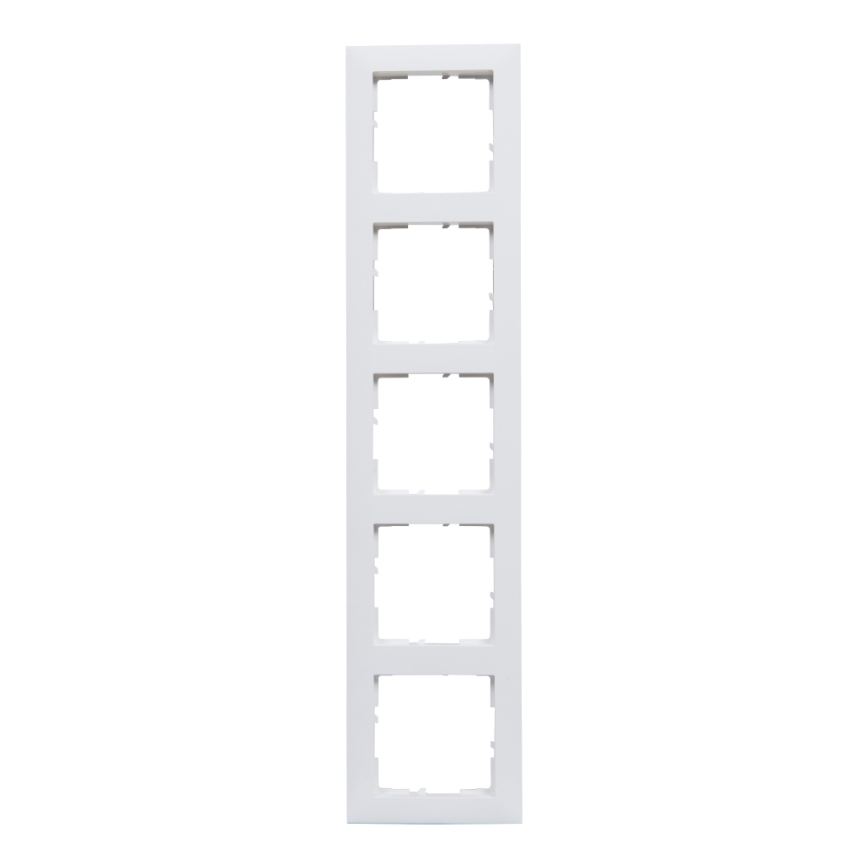 Legrand - Cornice a 5 posti SUNO bianca