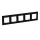 Legrand - Cornice a cinque moduli NILOE STEP nera