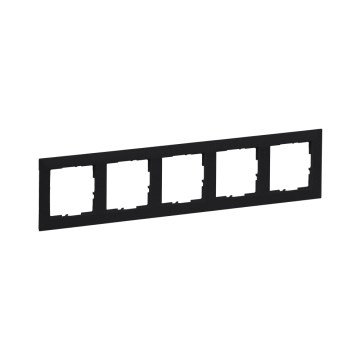 Legrand - Cornice a cinque moduli SUNO nera