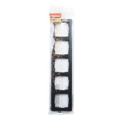 Legrand - Cornice a cinque moduli SUNO nera