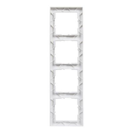 Legrand - Cornice a quattro posti SUNO bianca