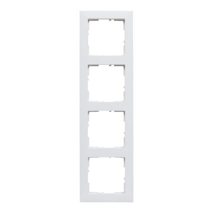Legrand - Cornice a quattro posti SUNO bianca