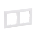 Legrand - Cornice doppia SUNO bianca