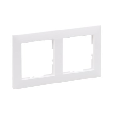 Legrand - Cornice doppia SUNO bianca