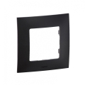 Legrand - Cornice singola NILOE, nera