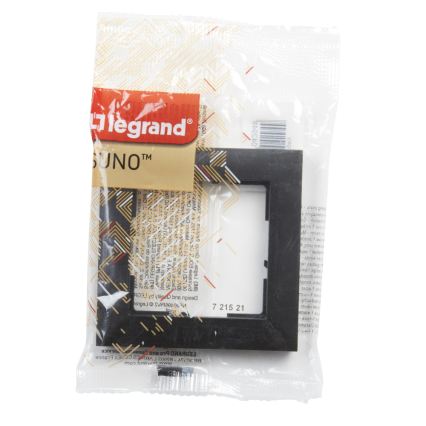 Legrand - Cornice singola SUNO nera