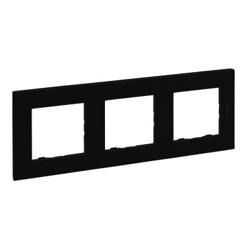 Legrand - Cornice tripla NILOE STEP nera