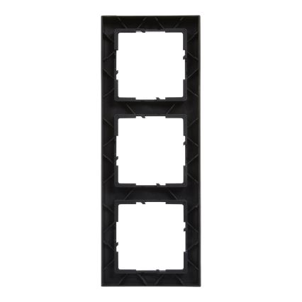 Legrand - Cornice tripla SUNO nera