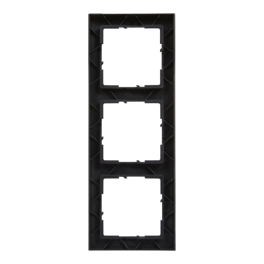 Legrand - Cornice tripla SUNO nera
