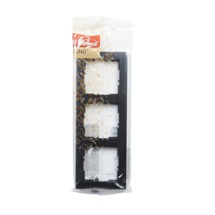 Legrand - Cornice tripla SUNO nera