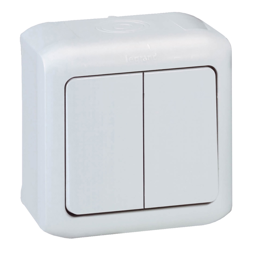 Legrand - Interruttore da parete serie n. 5 FORIX IP44 bianco
