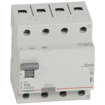 Legrand - Interruttore differenziale 4 poli RX3 4P 40A 30MA AC